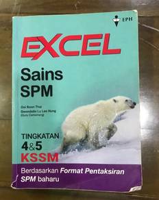 Excel Sains SPM Tingkatan 4 & 5 KSSM Textbook