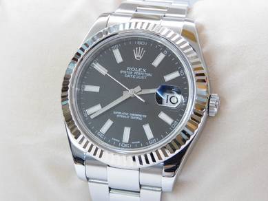 Rolex Datejust 41 Black Dial. Full set 116334.