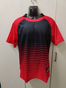 ITEM BARU_Polo Tee Ragbi ARORA size M BlackRed