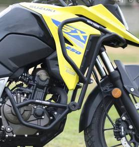 VStrom 250 - Crash Bar, Tank Pad & Meter Protector