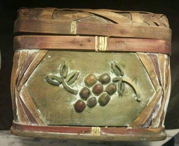 An old, old "bamboo strips" chest/box
