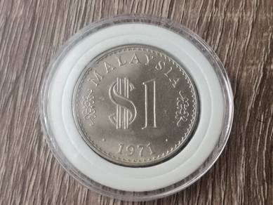 Malaysia Coin $1 Satu Ringgit Syiling Parliament