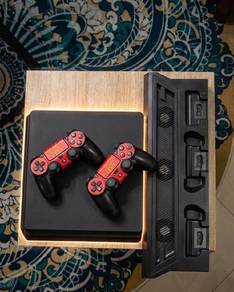 PS4 Slim Set + 2 Controller + Cooling Stand (Nego)