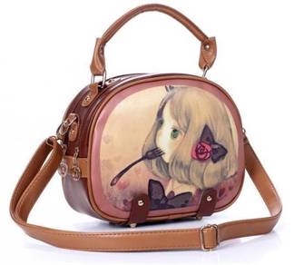 1724 Cute Girl Design Ladies Sling Bag Handbag