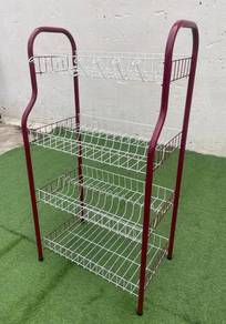 YF13D Rak Pinggan Mangkuk Dapur 4 Tier