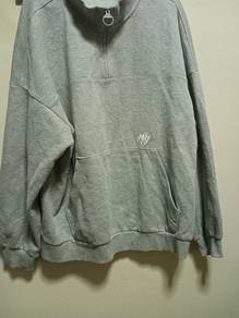 h@m half zipper sweatshirt