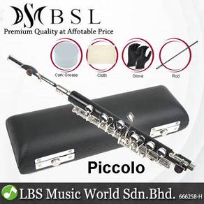BSL Piccolo C Key Silver Plated Bakelite Wind Inst