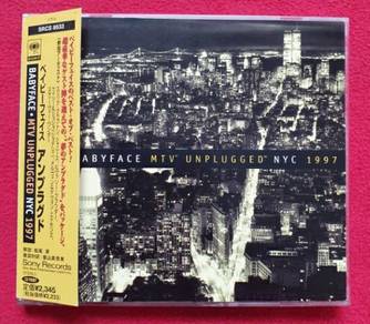 Babyface MTV UNPLUGGED NYC 1997 Japan CD