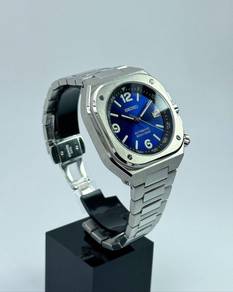Custom Seiko Mod 42mm Blue BR05 on Bracelet