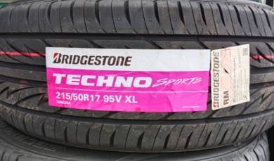 215 50 17 BRIDGESTONE TECHNO SPORT Tayar Tyre New