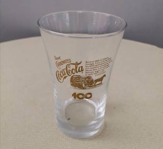 Coca cola centennial 100 collection glass