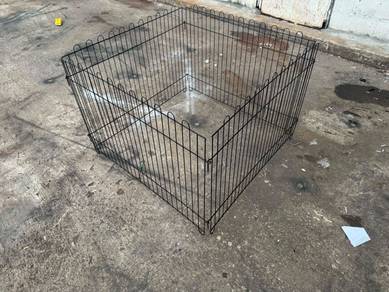 3x3ft Steel Foldable Pet Playpen Playground Enclos