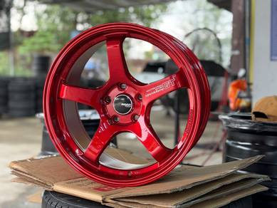 Sport Rim Baru 18 Advan GT Candy Red Miling Siap T
