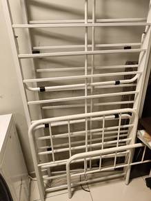 metal single bed 2 level