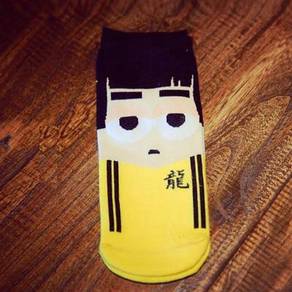 BRUCE LEE SUPERHERO CARTOONs SOCKS SHOES 🔥