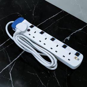 5-Way Extension Trailing Socket