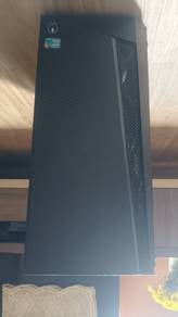 Black ATX Computer Case with Tempered Glass Side P