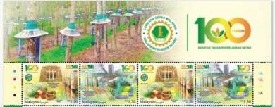 Mint Stamp Header Rubber Research Malaysia 2025