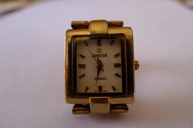 Swiston Quartz Small White Rectangular Dial Watch