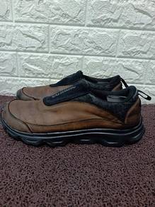 Uk10 Salomon Slip-On Brown Leather