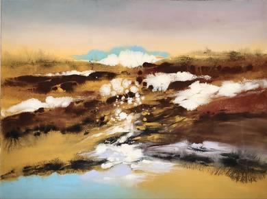 Echoes of Nature IV – Textured Oil Landscapes