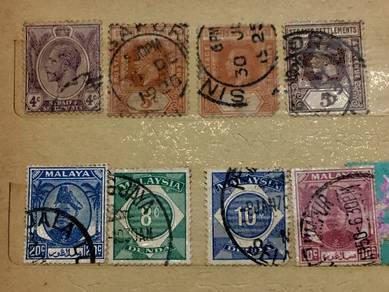 Vintage Stamps Malaya/Malaysia -5 Albums