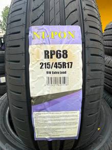 Tayar baru nipon 215/45/17 tahun 26