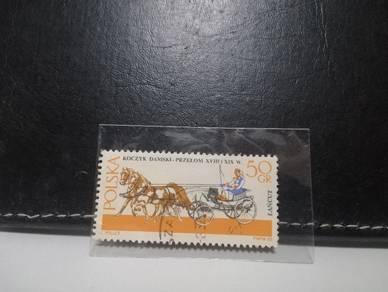 1965 Poland Stamp Horse Drawn Carriages