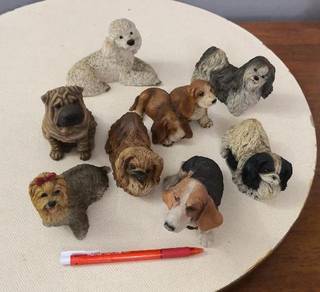 1988 1989 Castagna Italy dog figurine 8