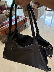 Full Leather Genuine Cabin Trolley Bag