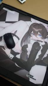 Dysphoria maid Yuri gaming glass mousepad glasspad