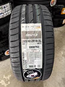 New tyre Marshal mu12 korea by kumho 235/40/18