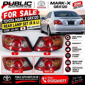 Toyota Mark-x GRX120 Rear Tail Lamp 2004-2009 Year