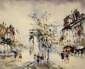 Parisian Arc – Oil Painting III