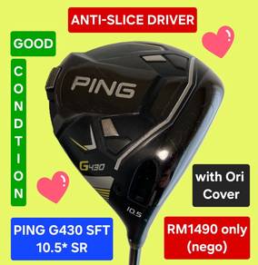 ANTI-SLICE Driver!!! PING G430 SFT (10.5*) SR