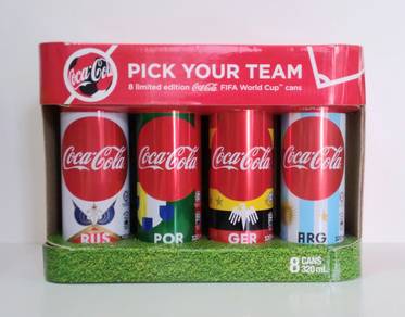 Coke Coca-Cola Russia 2018 FIFA World Cup Can Set