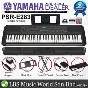 Yamaha PSR-E283 61 Key Portable Keyboard Piano P1