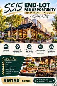 Shop lot For Rent in Subang Jaya,SGR