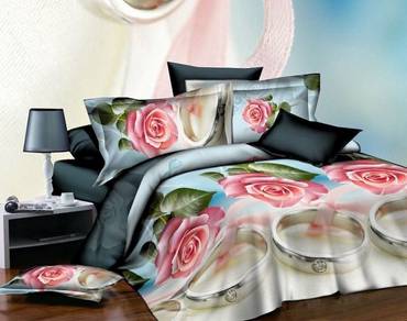 Q102   New - Cadar Queen Full Set Bed Sheet Cotton