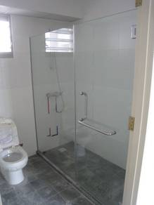 PASANG SHOWER GLASS SCREEN l panel skring mandian
