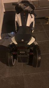 Kids Electric Ride-On Motorcycle Fancy White