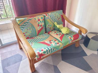 Sofa set and kitchen cabinet 