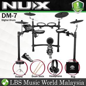 NUX DM7 5-Piece Digital Drum Set With Mesh Head