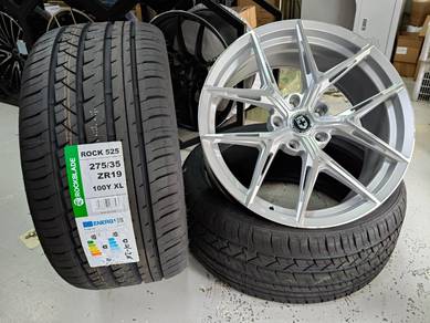 BMW 5 Series F10 19" Flow Formed Rim + Tayar R186