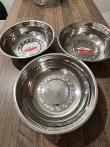 Stainless steel plate New ( Baru ) 4pcs