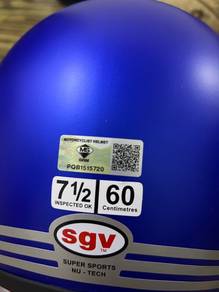 topi sgv sekali visor baru dalam box