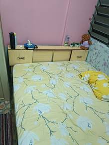 bed with mattress  condition good 