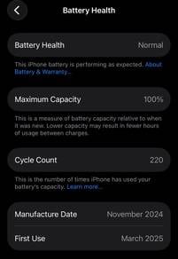 Iphone 16e Black 128GB