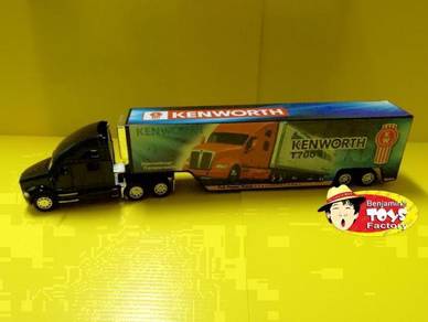 1:64 Kenworth Container Truck scale model (Black)