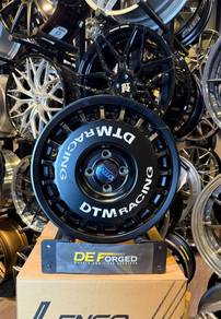 NEW RIM DTM 15x7.0  38 4x100 73/65 SATIN BLACK